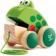HAPE E0361A Игрушка-каталка деревянная Frog Pull-Along