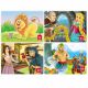 NORIEL NOR5328 - Пазл "4 Сказки"  (12, 24, 42, 56 детали)