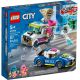 Lego City 60314 Конструктор Погоня полиции за грузовиком с мороженым