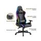 Игровое кресло Lumi Gaming Chair CH06-30 with Headrest & Lumbar Support & RGB Lights, Black, PVC Leather, 2D Armrest, Steel Frame, 350mm Nylon Plastic Base, Nylon Caster, 80mm Class 4 Gas Lift, Weight Capacity 150 Kg Игровое кресло Lumi Gaming Chair CH06-30 with Headrest & Lumbar Support & RGB Lights, Black, PVC Leather, 2D Armrest, Steel Frame, 350mm Nylon Plastic Base, Nylon Caster, 80mm Class 4 Gas Lift, Weight Capacity 150 Kg
