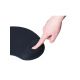 Коврик для мыши с гелевой подставкой SVEN GL-009BK Gel mouse pad with wrist support, Dimensions: 250 x 220 x 20 mm, Material: gel on rubberized basis, lycra; Black (коврик для мыши)
