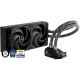 Arctic Liquid Freezer II 240 Multi Compatible All-In-One CPU Water Cooler, Intel 1700, 1200, 115X, 2011-3, 2066, AMD AM5, AM4, VRM Fan: 40mm 1000–3000rpm, Pump: 800–2000rpm, 2x120mm Fan 200–1800rpm, Fluid Dynamic Bearing, ACFRE00046B Arctic Liquid Freezer II 240 Multi Compatible All-In-One CPU Water Cooler, Intel 1700, 1200, 115X, 2011-3, 2066, AMD AM5, AM4, VRM Fan: 40mm 1000–3000rpm, Pump: 800–2000rpm, 2x120mm Fan 200–1800rpm, Fluid Dynamic Bearing, ACFRE00046B