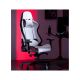 Игровое кресло Lumi Premium Gaming Chair CH06-36 with Headrest & Lumbar Support , Black/White, PVC Leather, 2D Armrest, Steel Frame, 350mm Nylon Plastic Base, PU Caster, 80mm Class 4 Gas Lift, Weight Capacity 180 Kg