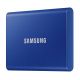 Внешний SSD накопители 2TB Samsung Portable SSD T7 MU-PC2T0H/WW External SSD Blue, Read 1050 MB/s, Write 1000 MB/s, Shock Resistance, USB 3.2 Gen.2 (SSD extern/внешний SSD)