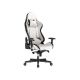 Игровое кресло Lumi Premium Gaming Chair CH06-36 with Headrest & Lumbar Support , Black/White, PVC Leather, 2D Armrest, Steel Frame, 350mm Nylon Plastic Base, PU Caster, 80mm Class 4 Gas Lift, Weight Capacity 180 Kg