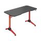 Стол компьютерный LUMI GMD03-1 Conqueror Gaming Desk with RGB Lighting, Black/Red, 1200x600mm, Weight Capacity 100Kg, Multi-Color Gradient Breathing LED Light (Стол компьютерный игровой)