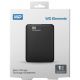 2.5" External HDD 1.0TB (USB3.0)  Western Digital "Elements", Black, Durable design