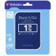 2.5" Внешний HDD Verbatim "Store 'n' Go" / USB3.0 / 1.0TB / Blue