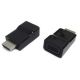 Adapter HDMI-VGA - Gembird  AB-HDMI-VGA-001, HDMI to VGA adapter, Converts digital HDMI input (19 pin male, v.1.4) into analog VGA output (DB15 female), Blister