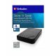 3.5" Внешний HDD Verbatim "Store 'n' Save" / 4.0TB / USB3.0 / External power: +12VDC Input / Black