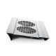 DEEPCOOL "N8", Notebook Cooling Pad up to 17", 2 fan - 140mm, 1000rpm, <25dBA, 94.7CFM, 4x USB, all aluminum extrusion panel, Silver