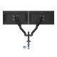 Arm for 2 monitors 13"-31.5" -  AOC AD110DX with integrated USB Hub, Black, USB Hub: USB-C + USB3.0, Desk Clamp/Grommet, Aluminum structure, Gas spring, Height adjustment, Max.Load: 2-9kg, Tilt: '-90°~+85°, Swivel:180°, Rotation: 360°, Hidden cable manage Arm for 2 monitors 13"-31.5" -  AOC AD110DX with integrated USB Hub, Black, USB Hub: USB-C + USB3.0, Desk Clamp/Grommet, Aluminum structure, Gas spring, Height adjustment, Max.Load: 2-9kg, Tilt: '-90°~+85°, Swivel:180°, Rotation: 360°, Hidden cable manage