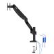 Arm for 2 monitors 13"-31.5" -  AOC AD110DX with integrated USB Hub, Black, USB Hub: USB-C + USB3.0, Desk Clamp/Grommet, Aluminum structure, Gas spring, Height adjustment, Max.Load: 2-9kg, Tilt: '-90°~+85°, Swivel:180°, Rotation: 360°, Hidden cable manage Arm for 2 monitors 13"-31.5" -  AOC AD110DX with integrated USB Hub, Black, USB Hub: USB-C + USB3.0, Desk Clamp/Grommet, Aluminum structure, Gas spring, Height adjustment, Max.Load: 2-9kg, Tilt: '-90°~+85°, Swivel:180°, Rotation: 360°, Hidden cable manage