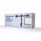 Arm for 2 monitors 17"-32"  Gembird MA-D2-01, Adjustable desk 2-display mounting arm (rotate, tilt, swivel),  VESA 75/100, up to 9 kg, black Arm for 2 monitors 17"-32"  Gembird MA-D2-01, Adjustable desk 2-display mounting arm (rotate, tilt, swivel),  VESA 75/100, up to 9 kg, black