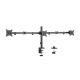 Arm for 3 monitors 17"-27"  Gembird MA-D3-01, Adjustable desk 3-display mounting arm (rotate, tilt, swivel), up to 7 kg,  VESA 75/100, black Arm for 3 monitors 17"-27"  Gembird MA-D3-01, Adjustable desk 3-display mounting arm (rotate, tilt, swivel), up to 7 kg,  VESA 75/100, black