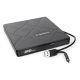 External DVD USB Drive Gembird  DVD-USB-04, CD-DA, CD-R, CD-RW, DVD+R, DVD+R DL, DVD+RW, DVD-R, DVD-R DL, DVD-RAM, DVD-ROM DL, DVD-RW, DVD-Video, Supported disc diameter: 80 mm,120 mm,  USB2.0, Black, Retail