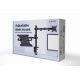 Gembird MA-DA-03,  Adjustable desk mount with monitor arm and notebook tray, Supports monitors up to 32" and notebooks up to 15.6", black Gembird MA-DA-03,  Adjustable desk mount with monitor arm and notebook tray, Supports monitors up to 32" and notebooks up to 15.6", black