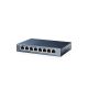 TP-LINK TL-SG108  8-port Gigabit Switch, 8 10/100/1000M RJ45 ports, steel case, QoS, IGMP Snooping