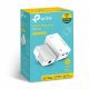 TP-LINK  TL-WPA4220 Kit  N300 AV600 Powerline Adapter Starter Kit, Compact Size, 300Mbps Powerline Datarate, 1 Lan Port, Power Socket, HomePlug AV, Green Powerline, Plug and Play, Pair Button, Range 300 meters in house