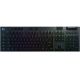 Logitech Gaming Mechanical Keyboard G915  LIGHTSYNC RGB, Low Profile, 5 Dedicated G-Keys, 22 Lighting Profiles, LIGHTSPEED Wireless, Bluetooth,  USB, Black- RUS