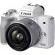 Mirrorless Camera CANON EOS M50 Mark II + 15-45 f/3.5-6.3 IS STM White (4729C028)