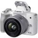 Mirrorless Camera CANON EOS M50 Mark II + 15-45 f/3.5-6.3 IS STM White (4729C028)