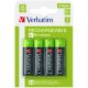Аккумуляторные батареи Verbatim  AAA/ HR03 950 mAh, 4 Pack Аккумуляторные батареи Verbatim  AAA/ HR03 950 mAh, 4 Pack