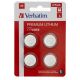 Литиевая батарейка Verbatim CR2032 3V, 4 Pack Литиевая батарейка Verbatim CR2032 3V, 4 Pack