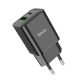 USB-зарядное устройство HOCO N28 Founder / 1 x USB-C + 1 x USB / USB-C: 20W / USB:18W / Total output: 5V/3A / up to PD20W / QC3.0 / Black USB-зарядное устройство HOCO N28 Founder / 1 x USB-C + 1 x USB / USB-C: 20W / USB:18W / Total output: 5V/3A / up to PD20W / QC3.0 / Black