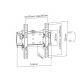 TV-Wall Mount for 23-42"- Gembird "WM-42T-02", Tilt, max. 30 kg, Distance TV to Wall: 53 mm, max. VESA 200 x 200, Black TV-Wall Mount for 23-42"- Gembird "WM-42T-02", Tilt, max. 30 kg, Distance TV to Wall: 53 mm, max. VESA 200 x 200, Black