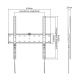 TV-Wall Mount for 32-55"- Gembird "WM-55F-02", Fixed, max. 40 kg, Distance TV to Wall: 25 mm, max. VESA 400 x 400, Black TV-Wall Mount for 32-55"- Gembird "WM-55F-02", Fixed, max. 40 kg, Distance TV to Wall: 25 mm, max. VESA 400 x 400, Black