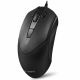 SVEN RX-100, Optical Mouse, Windows OS/ Mac OS, copy/paste buttons, 5+1 (scroll wheel), 1000-4000 dpi, USB, 1.5 m, Black