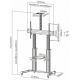 Suport TV Mobil Reflecta TV Stand 100VC-Shelf, Argintiu
