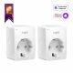 Socket  TP-LINK Tapo P100 (2Pack), Smart Mini Plug, Wifi, Remote Access, Scheduling, Away Mode, Voice Control (The Google Assistant, Amazon Alexa), 2 x Smart mini plug included
