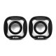 Колонки SVEN 170 / 2.0 / 5W RMS / USB power supply / Volume control on the cable / Black-White
