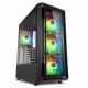 Корпус Sharkoon TK4 RGB / w/oPSU / Side panel / 4x120mm A-RGB LED / ATX / Black Корпус Sharkoon TK4 RGB / w/oPSU / Side panel / 4x120mm A-RGB LED / ATX / Black