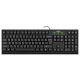 Клавиатура SVEN KB-S300, Black Keyboard, Waterproof design, 104 keys,