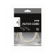 1m FTP Patch Cord Gray PP22-1M, Cat.5E, Cablexpert, molded strain reli