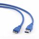 Cable microUSB3.0 - 3m (for external HDD) - Cablexpert -  CCP-mUSB3-AMBM-6, 3.0 m, USB 3.0 A-plug to Micro B-plug, Blue Cable microUSB3.0 - 3m (for external HDD) - Cablexpert -  CCP-mUSB3-AMBM-6, 3.0 m, USB 3.0 A-plug to Micro B-plug, Blue