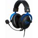 Casti Gaming HyperX Cloud PS4, black/blue, [HX-HSCLS-BL/EM]