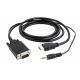 Адаптер Gembird  A-HDMI-VGA-03-6, HDMI to VGA Адаптер Gembird  A-HDMI-VGA-03-6, HDMI to VGA