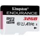 32GB microSD Class10 A1 UHS-I FC  Kingston High Endurance, 600x, Up to: 95MB/s, High performance, Seamless recording 32GB microSD Class10 A1 UHS-I FC  Kingston High Endurance, 600x, Up to: 95MB/s, High performance, Seamless recording