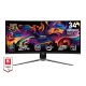 34.0” Игровой Монитор MSI MAG 341QPX QD-OLED E2/ UWQHD/ Curved/ 21:9/ 0.03ms/ 240Hz/ Black