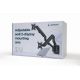 Monitor wall mount arm for 2 monitors up to 17-27”  Gembird MA-WA2-01, Adjustable wall 2 display mounting arm (rotate, tilt, swivel),  VESA 75/100, up to 7 kg, black
