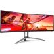 49.0” Игровой Монитор AOC AGON AG493QCX / Curved / UltraWide / 32:9 / 144Hz / Black/Silver