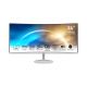 34.0” Монитор MSI PRO MP341CQW/ Curved/ 4K/ 21:9/ 1ms/ 100Hz/ White