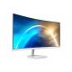34.0” Монитор MSI PRO MP341CQW/ Curved/ 4K/ 21:9/ 1ms/ 100Hz/ White