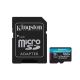 512GB microSD Class10 A2 UHS-I U3 (V30) Kingston Canvas Go! Plus, Ultimate, Read: 170Mb/s, Write: 90Mb/s, Ideal for Android mobile devices, action cams, drones and 4K video production 512GB microSD Class10 A2 UHS-I U3 (V30) Kingston Canvas Go! Plus, Ultimate, Read: 170Mb/s, Write: 90Mb/s, Ideal for Android mobile devices, action cams, drones and 4K video production