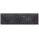 SVEN KB-E5800W, Wireless Keyboard, 104 keys,12 Fn-keys slim compact design, low-profile keys with smooth stroke, Nano receiver, USB, Рус/Укр/Eng, Black