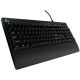 Игровая Клавиатура Logitech G213 Prodigy, Mech-Dome, Spill resistance, Media controls, RGB, Integrated palm rest, Adjustable feet, Anti-ghosting, Game Mode, USB, Black